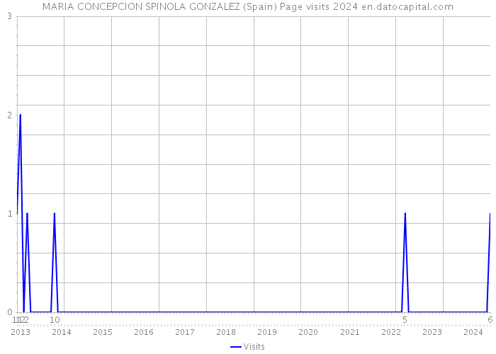 MARIA CONCEPCION SPINOLA GONZALEZ (Spain) Page visits 2024 