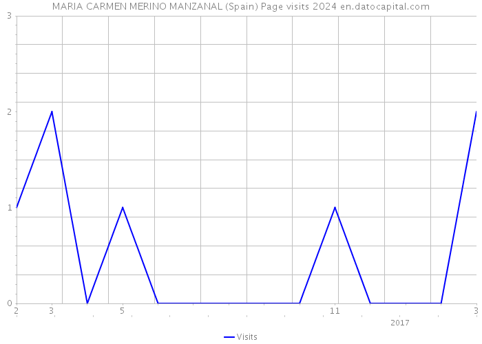 MARIA CARMEN MERINO MANZANAL (Spain) Page visits 2024 