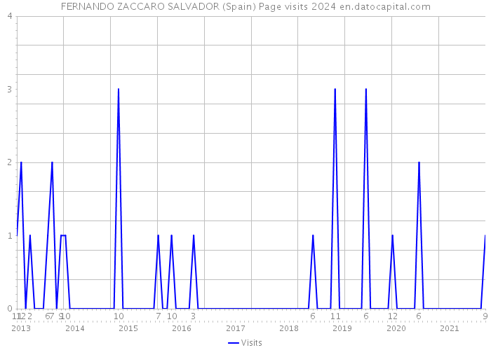 FERNANDO ZACCARO SALVADOR (Spain) Page visits 2024 