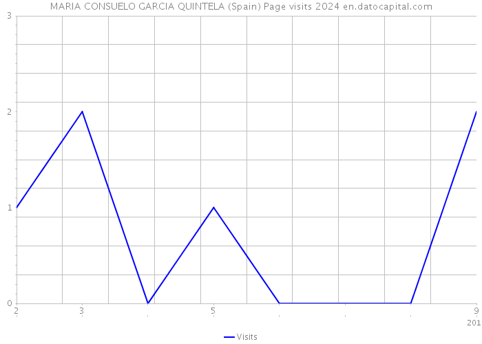 MARIA CONSUELO GARCIA QUINTELA (Spain) Page visits 2024 