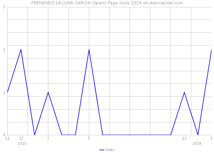 FERNANDO LAGUNA GARCIA (Spain) Page visits 2024 