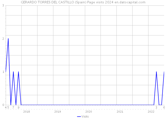 GERARDO TORRES DEL CASTILLO (Spain) Page visits 2024 