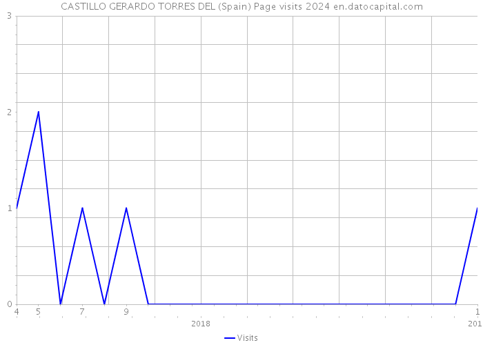 CASTILLO GERARDO TORRES DEL (Spain) Page visits 2024 