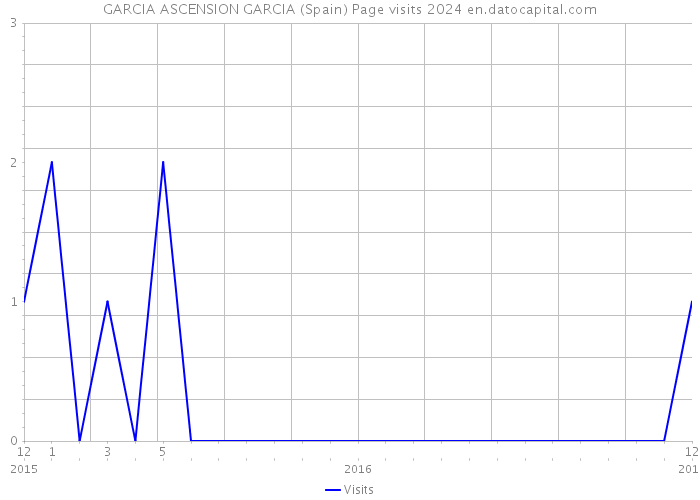 GARCIA ASCENSION GARCIA (Spain) Page visits 2024 