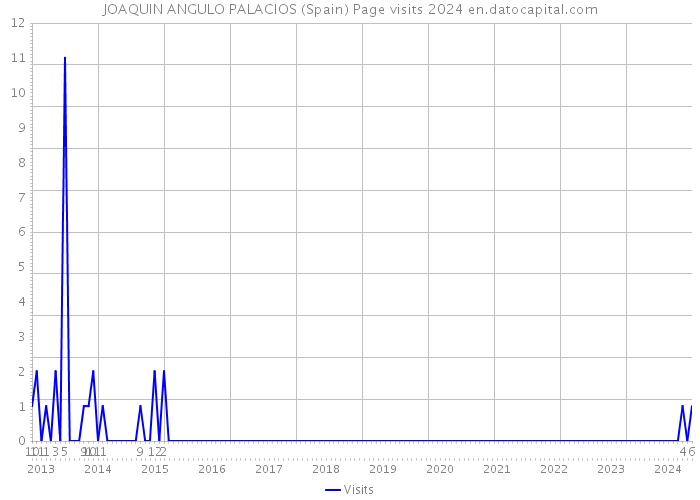 JOAQUIN ANGULO PALACIOS (Spain) Page visits 2024 