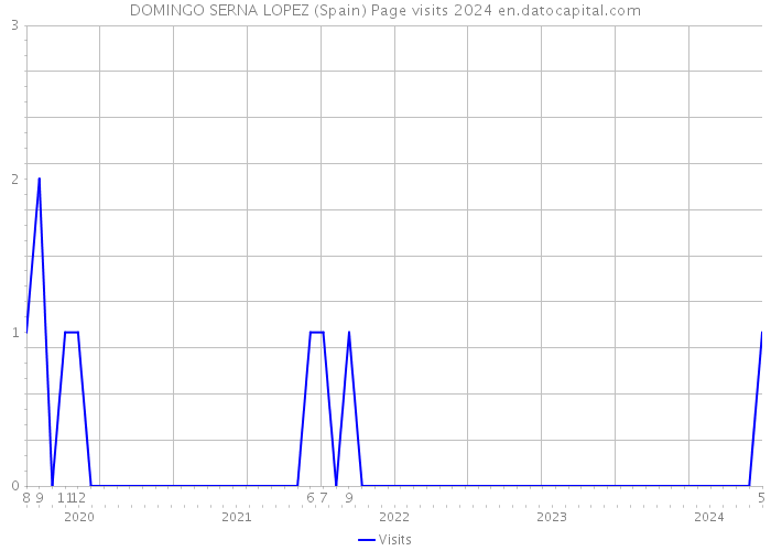 DOMINGO SERNA LOPEZ (Spain) Page visits 2024 