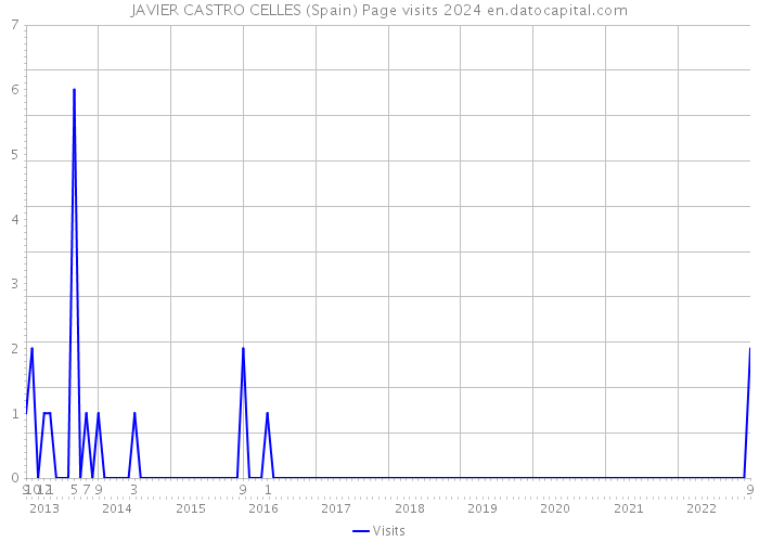 JAVIER CASTRO CELLES (Spain) Page visits 2024 