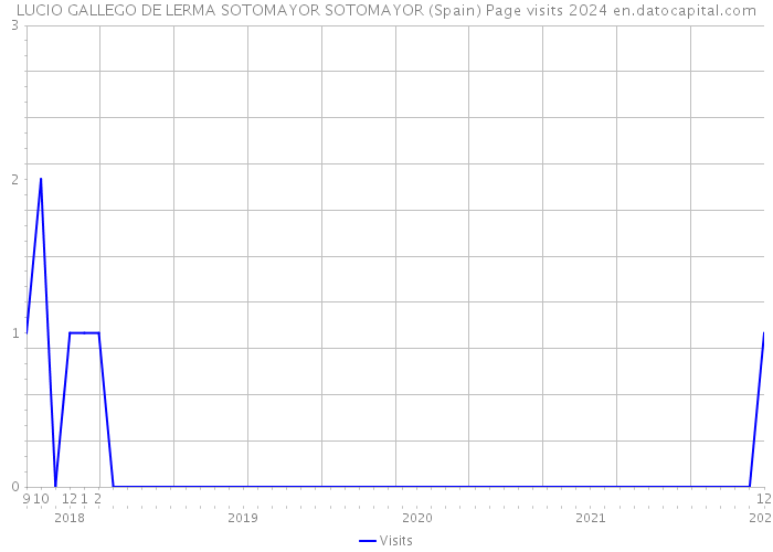 LUCIO GALLEGO DE LERMA SOTOMAYOR SOTOMAYOR (Spain) Page visits 2024 