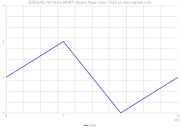 EZEQUIEL NICOLAS SENET (Spain) Page visits 2024 