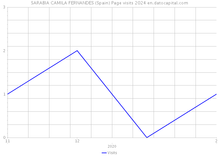 SARABIA CAMILA FERNANDES (Spain) Page visits 2024 