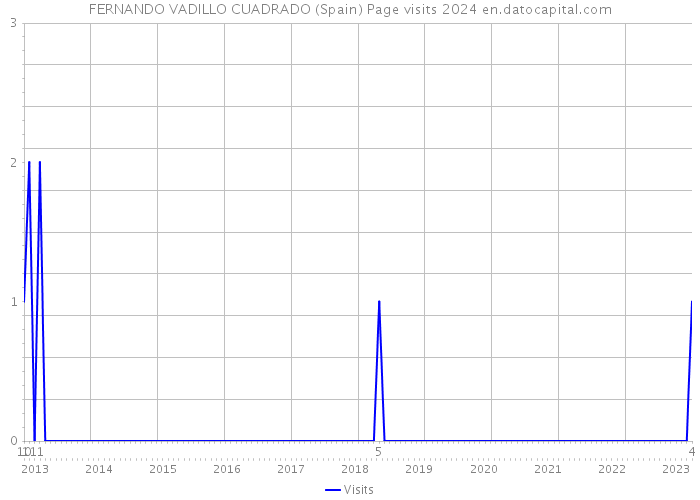 FERNANDO VADILLO CUADRADO (Spain) Page visits 2024 