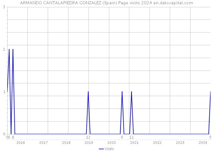 ARMANDO CANTALAPIEDRA GONZALEZ (Spain) Page visits 2024 
