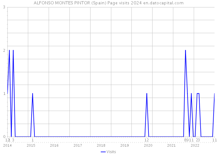 ALFONSO MONTES PINTOR (Spain) Page visits 2024 