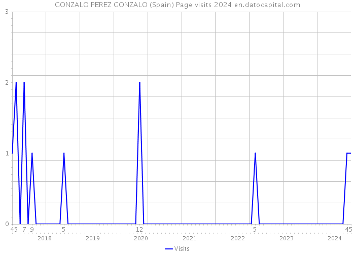GONZALO PEREZ GONZALO (Spain) Page visits 2024 