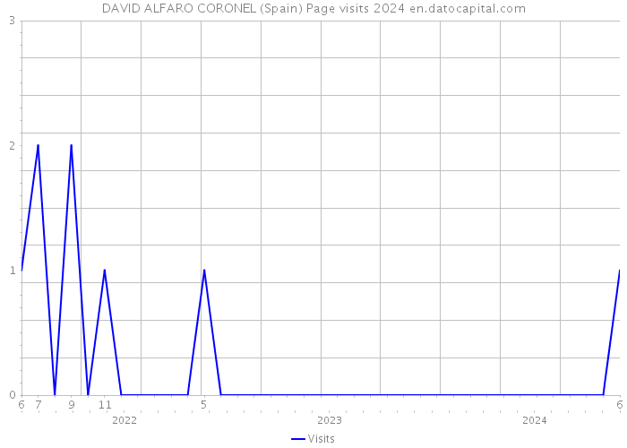 DAVID ALFARO CORONEL (Spain) Page visits 2024 