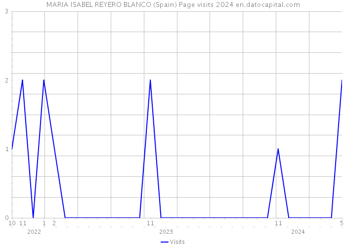 MARIA ISABEL REYERO BLANCO (Spain) Page visits 2024 