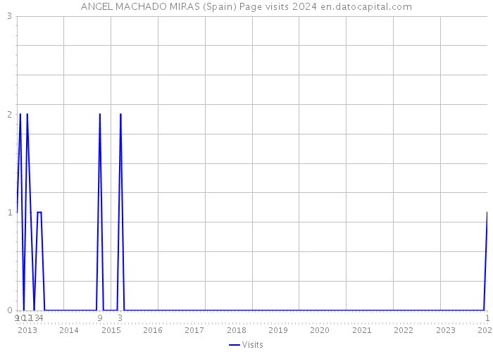 ANGEL MACHADO MIRAS (Spain) Page visits 2024 