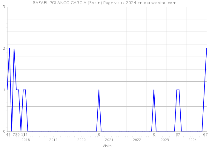 RAFAEL POLANCO GARCIA (Spain) Page visits 2024 