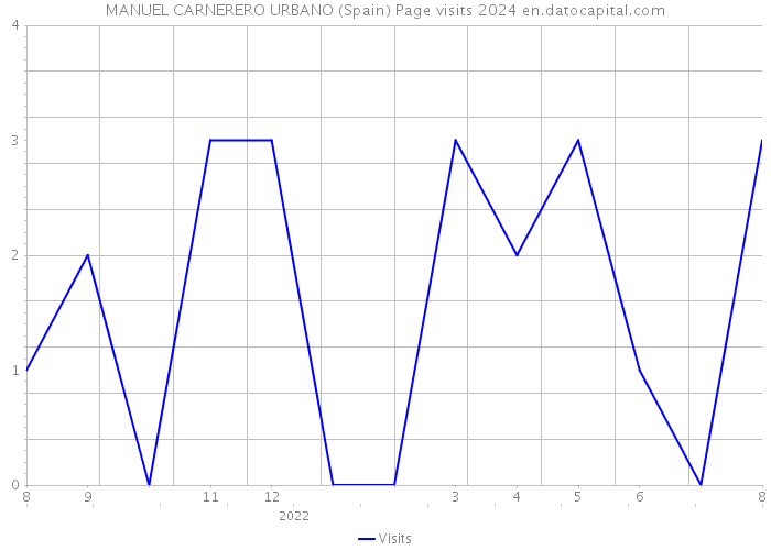MANUEL CARNERERO URBANO (Spain) Page visits 2024 
