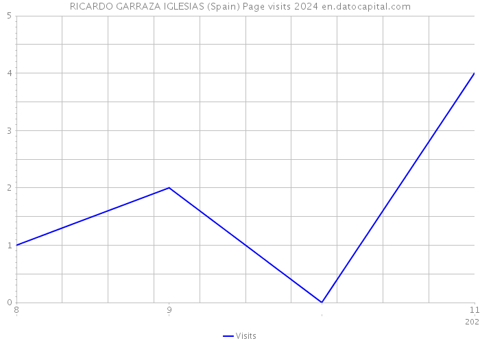 RICARDO GARRAZA IGLESIAS (Spain) Page visits 2024 