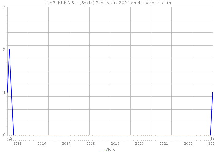 ILLARI NUNA S.L. (Spain) Page visits 2024 