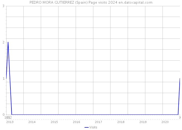 PEDRO MORA GUTIERREZ (Spain) Page visits 2024 