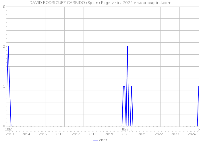 DAVID RODRIGUEZ GARRIDO (Spain) Page visits 2024 