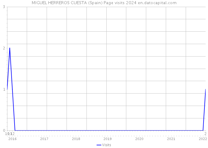 MIGUEL HERREROS CUESTA (Spain) Page visits 2024 