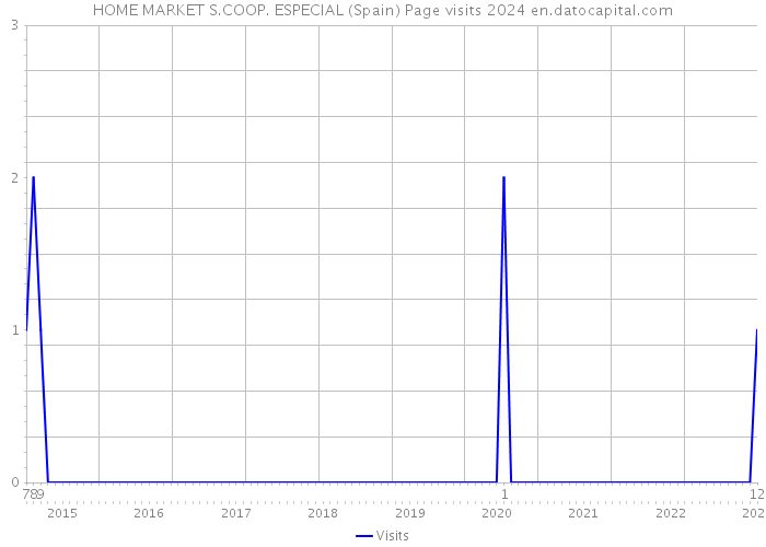 HOME MARKET S.COOP. ESPECIAL (Spain) Page visits 2024 