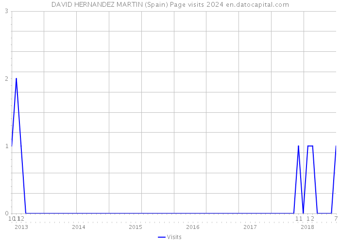 DAVID HERNANDEZ MARTIN (Spain) Page visits 2024 