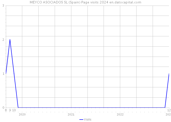 MEYCO ASOCIADOS SL (Spain) Page visits 2024 