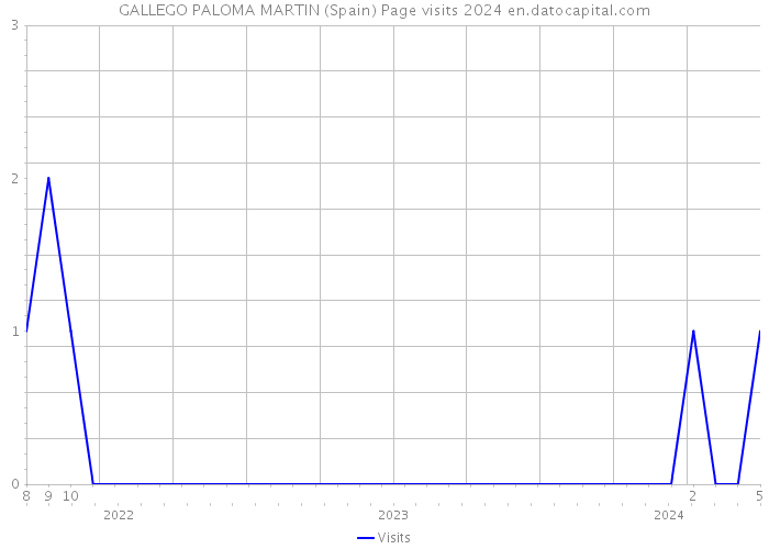 GALLEGO PALOMA MARTIN (Spain) Page visits 2024 