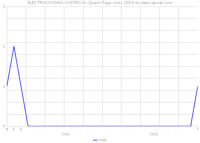 ELECTROCOCINAS CASTRO SL (Spain) Page visits 2024 