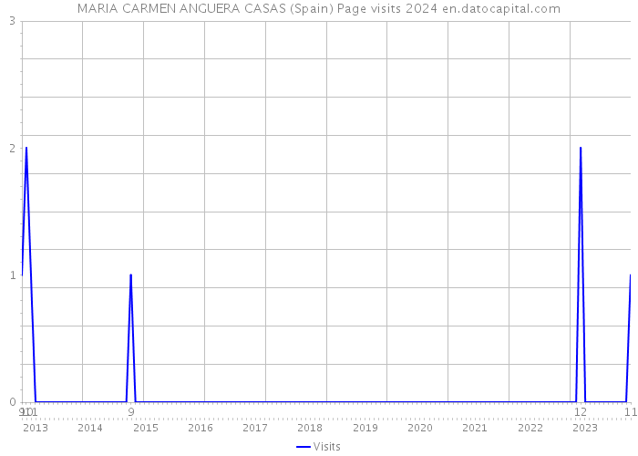 MARIA CARMEN ANGUERA CASAS (Spain) Page visits 2024 