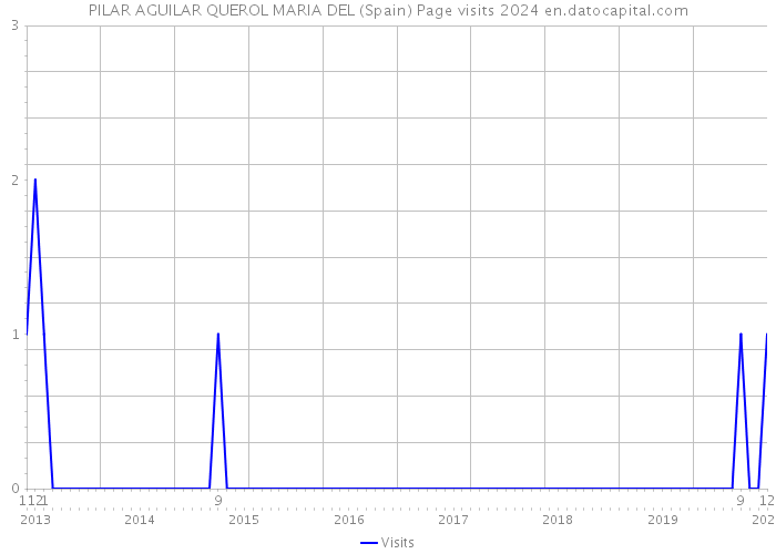 PILAR AGUILAR QUEROL MARIA DEL (Spain) Page visits 2024 