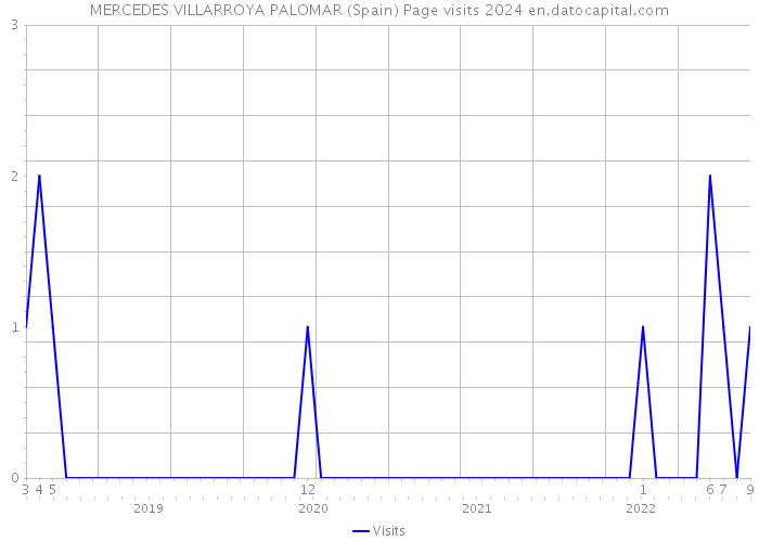 MERCEDES VILLARROYA PALOMAR (Spain) Page visits 2024 