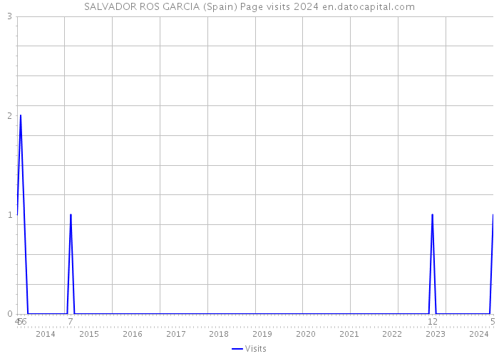 SALVADOR ROS GARCIA (Spain) Page visits 2024 