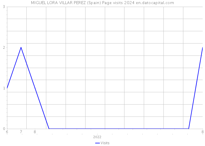 MIGUEL LORA VILLAR PEREZ (Spain) Page visits 2024 
