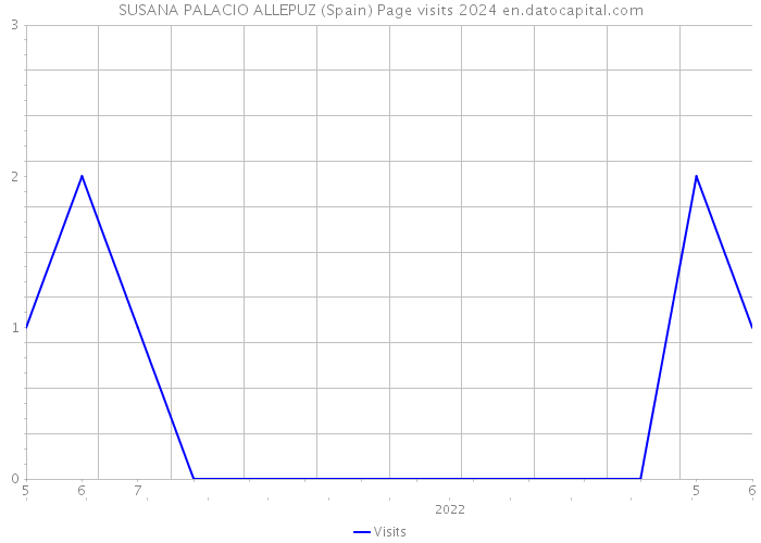 SUSANA PALACIO ALLEPUZ (Spain) Page visits 2024 