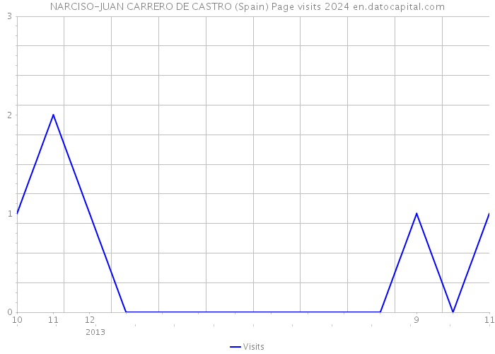 NARCISO-JUAN CARRERO DE CASTRO (Spain) Page visits 2024 