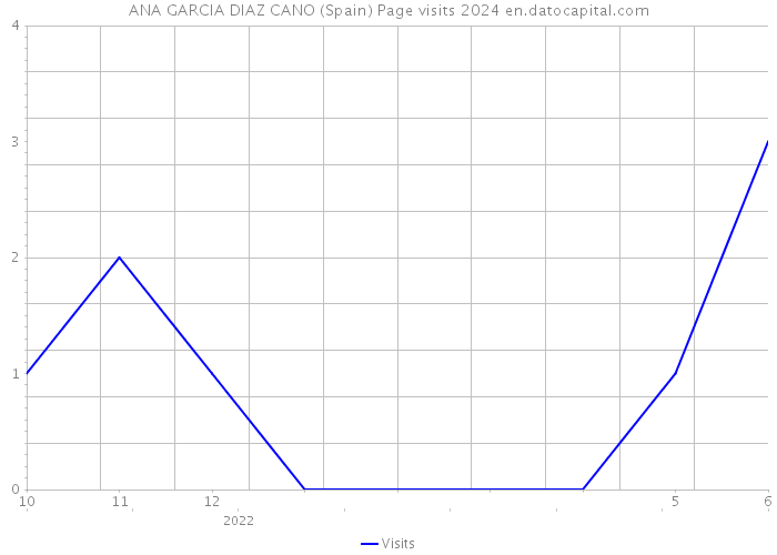 ANA GARCIA DIAZ CANO (Spain) Page visits 2024 