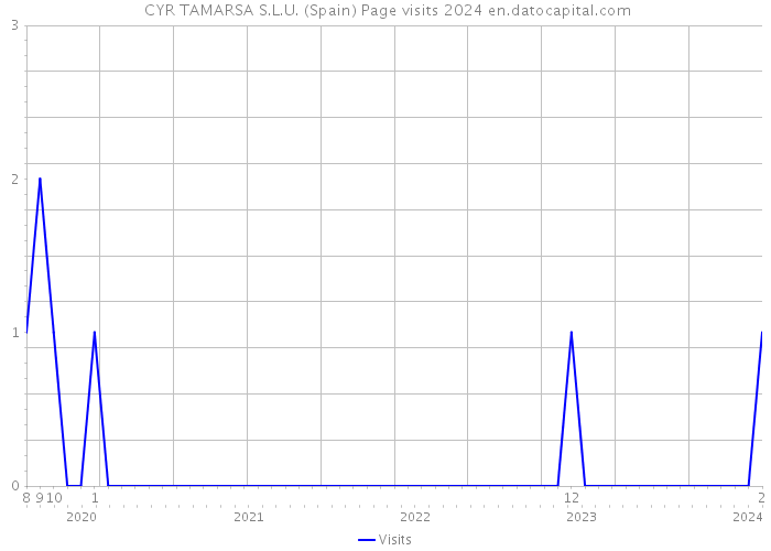 CYR TAMARSA S.L.U. (Spain) Page visits 2024 