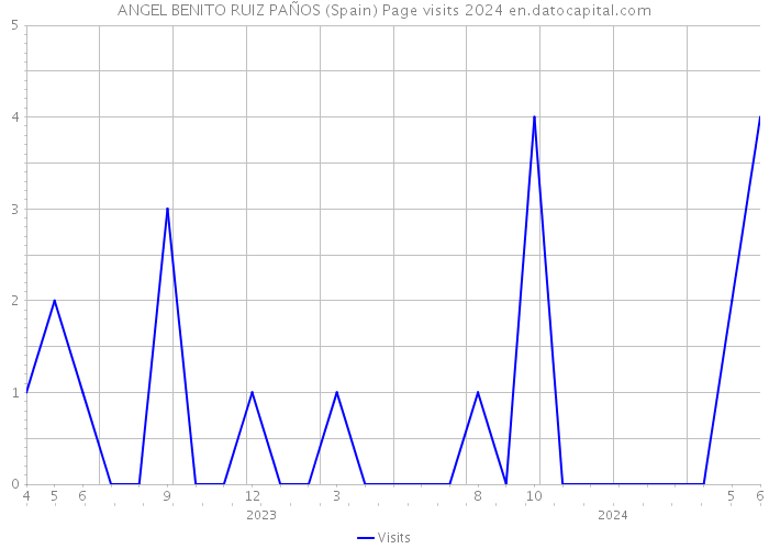 ANGEL BENITO RUIZ PAÑOS (Spain) Page visits 2024 