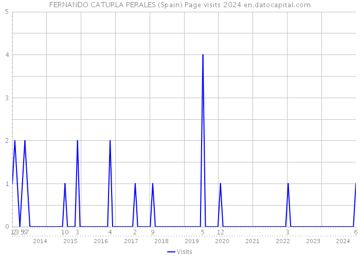 FERNANDO CATURLA PERALES (Spain) Page visits 2024 