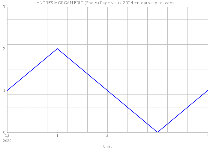 ANDRES MORGAN ERIC (Spain) Page visits 2024 