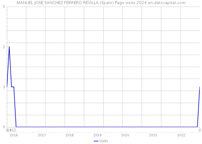 MANUEL JOSE SANCHEZ FERRERO REVILLA (Spain) Page visits 2024 