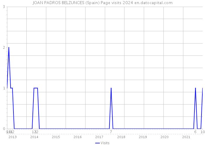 JOAN PADROS BELZUNCES (Spain) Page visits 2024 
