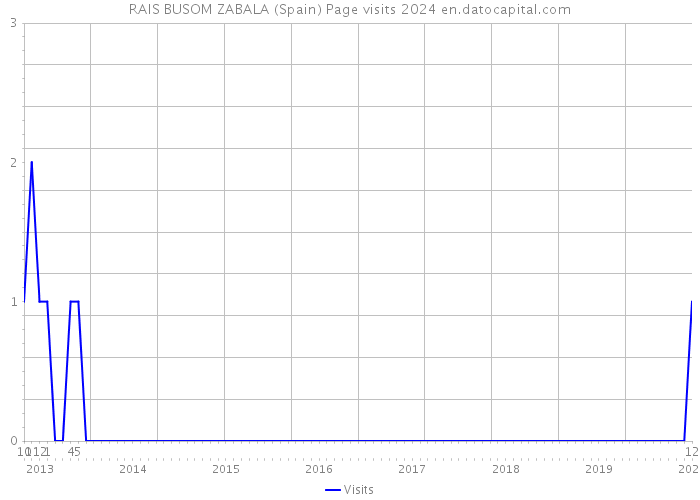 RAIS BUSOM ZABALA (Spain) Page visits 2024 