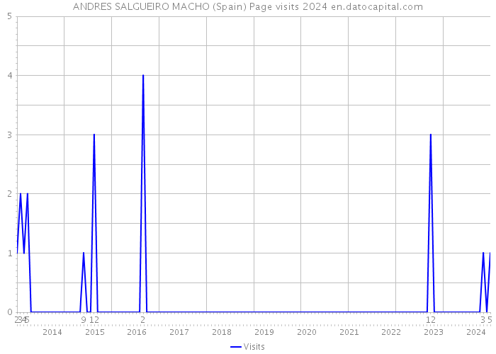 ANDRES SALGUEIRO MACHO (Spain) Page visits 2024 