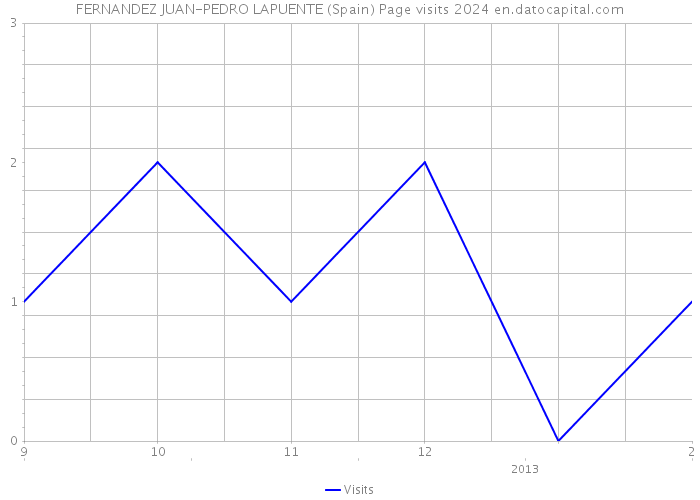 FERNANDEZ JUAN-PEDRO LAPUENTE (Spain) Page visits 2024 